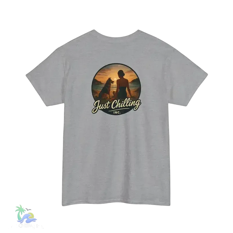 Heavy Cotton Tee – Unisex Cotton Shirt With Durable Fabric & Classic Fit - Just Chilling Inc.