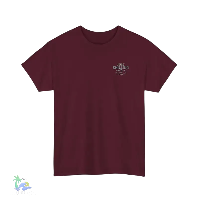 Heavy Cotton Tee – Unisex Cotton Shirt With Durable Fabric & Classic Fit - Just Chilling Inc.