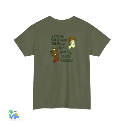 Unisex Heavy Cotton Tee Scooby stoner tee - T-Shirt