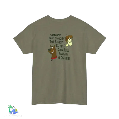 Unisex Heavy Cotton Tee Scooby stoner tee - T-Shirt