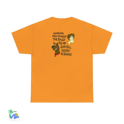 Unisex Heavy Cotton Tee Scooby stoner tee - Tennessee Orange / S - T-Shirt