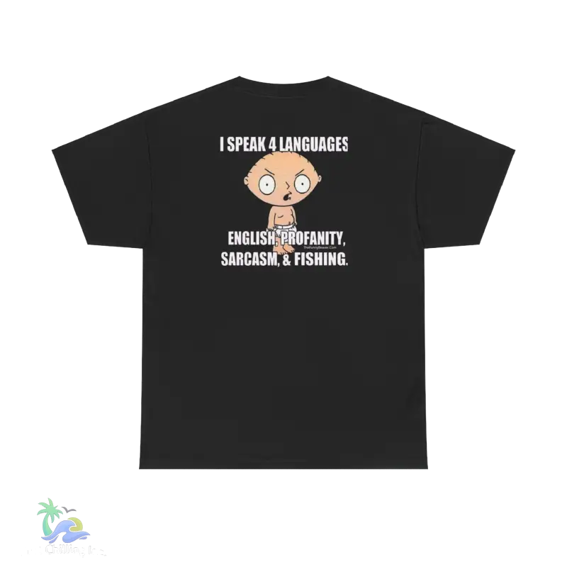 a black t - shirt with an image of a monkey on it