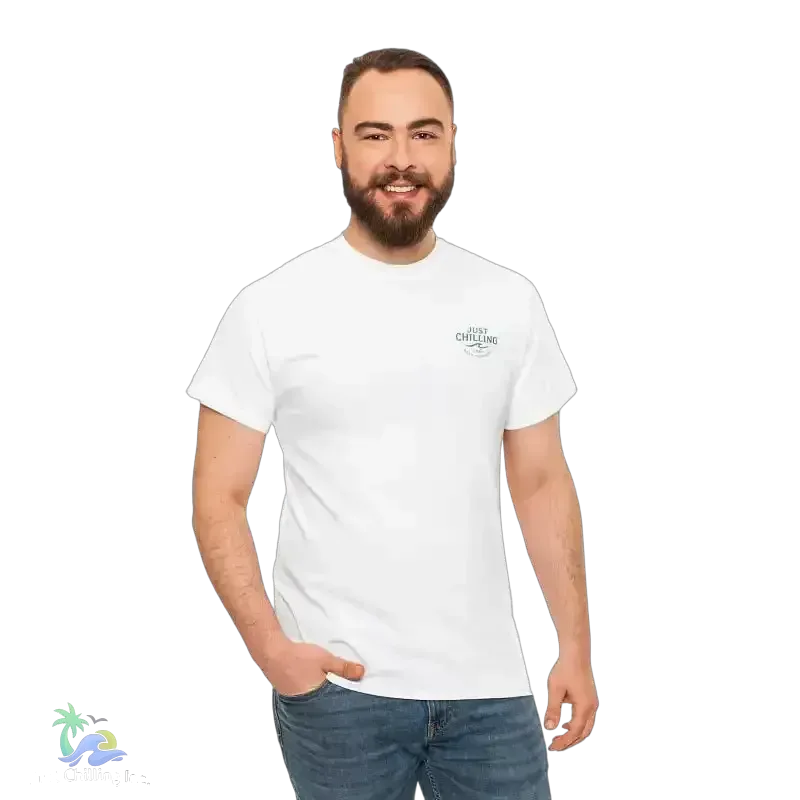 Heavy Cotton Tee – Unisex Let It Rain Shirt | Classic Fit Graphic Cotton Tee - Just Chilling Inc.