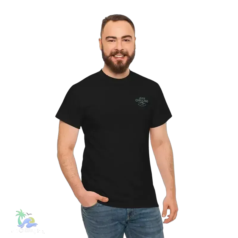 Heavy Cotton Tee – Unisex Let It Rain Shirt | Classic Fit Graphic Cotton Tee - Just Chilling Inc.