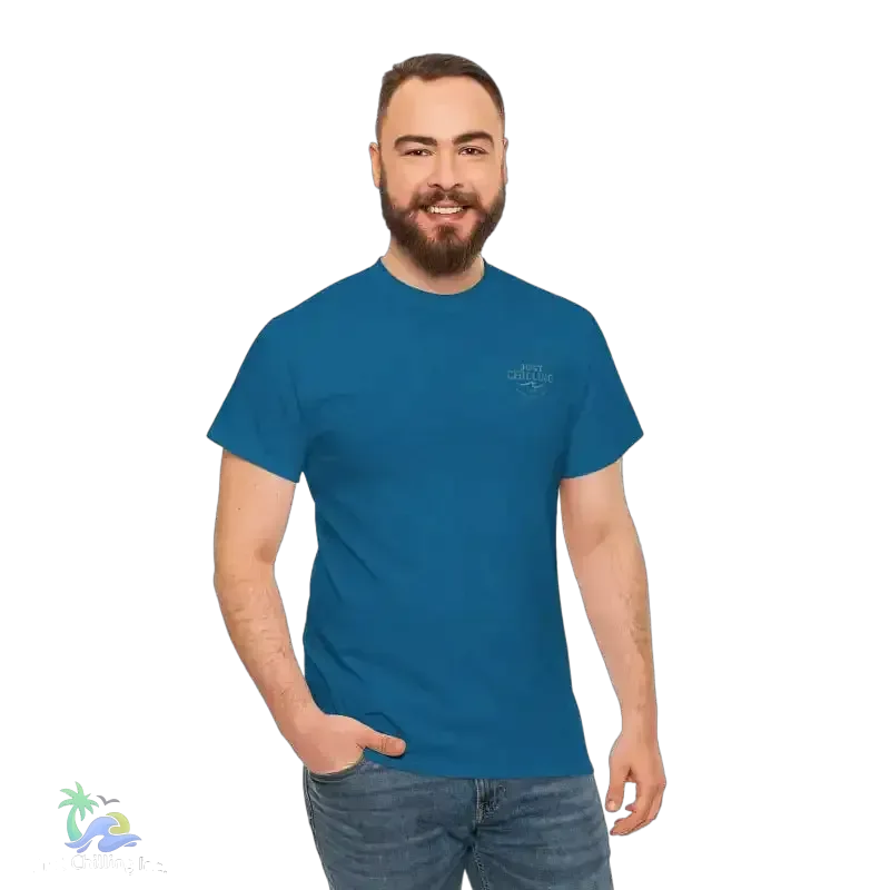 Heavy Cotton Tee – Unisex Let It Rain Shirt | Classic Fit Graphic Cotton Tee - Just Chilling Inc.