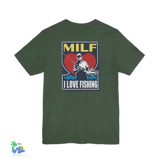 Unisex Jersey Short Sleeve Tee Man I love Fishing - T-Shirt