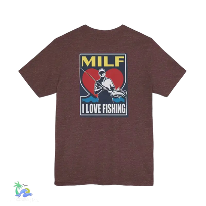 Unisex Jersey Short Sleeve Tee Man I love Fishing - T-Shirt