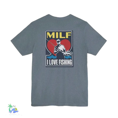 Unisex Jersey Short Sleeve Tee Man I love Fishing - T-Shirt