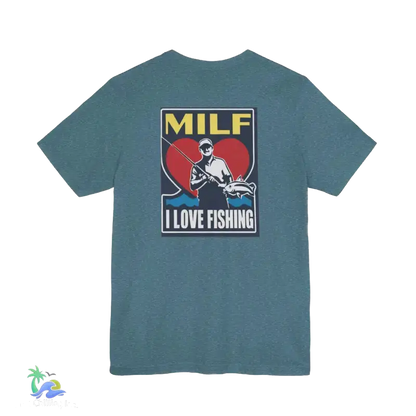 Unisex Jersey Short Sleeve Tee Man I love Fishing - T-Shirt
