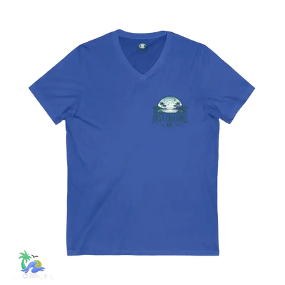 Unisex Jersey Short Sleeve V - Neck Tee Just Chilling - Just Chilling Inc.Just Chilling Inc.