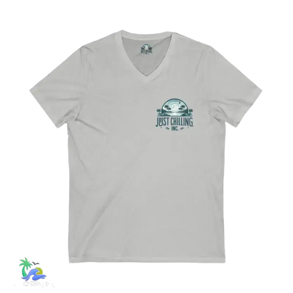 Unisex Jersey Short Sleeve V - Neck Tee Just Chilling - Just Chilling Inc.Just Chilling Inc.