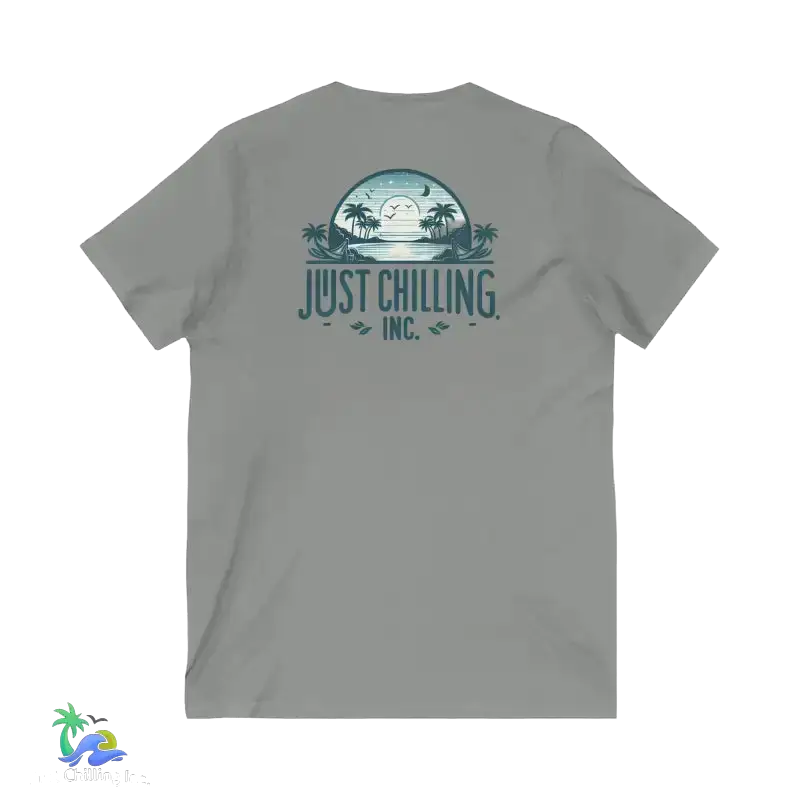Unisex Jersey Short Sleeve V - Neck Tee Just Chilling - Just Chilling Inc.Just Chilling Inc.