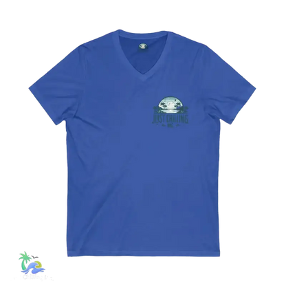 Unisex Jersey Short Sleeve V - Neck Tee Just Chilling - Just Chilling Inc.Just Chilling Inc.