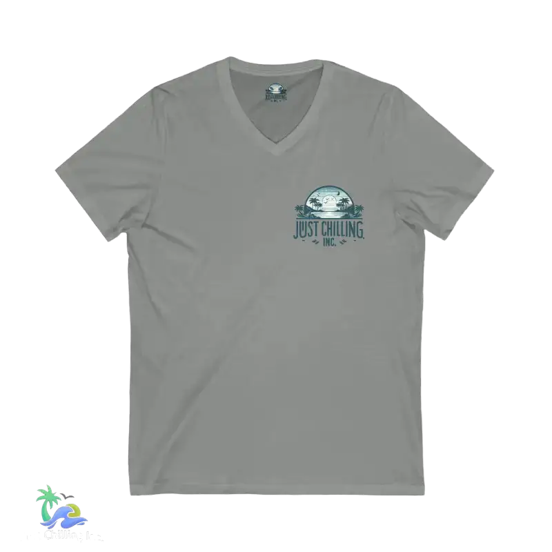 Unisex Jersey Short Sleeve V - Neck Tee Just Chilling - Just Chilling Inc.Just Chilling Inc.