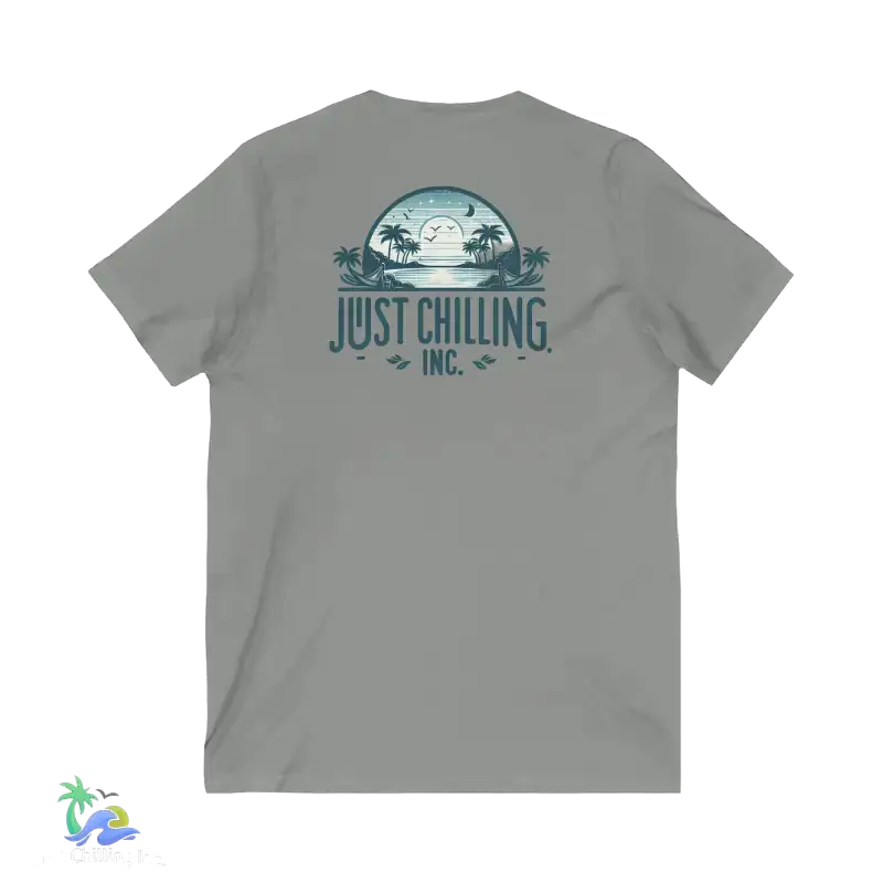 Unisex Jersey Short Sleeve V - Neck Tee Just Chilling - Just Chilling Inc.Just Chilling Inc.