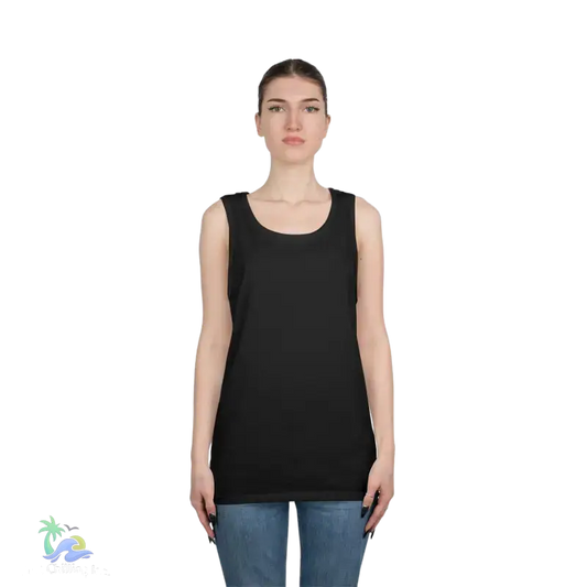 Unisex Jersey Tank - ’Just Chilling’ & Fishing Addiction Graphic Tee - Tank Top