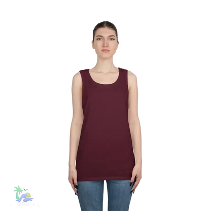 Unisex Jersey Tank - ’Just Chilling’ & Fishing Addiction Graphic Tee - Tank Top