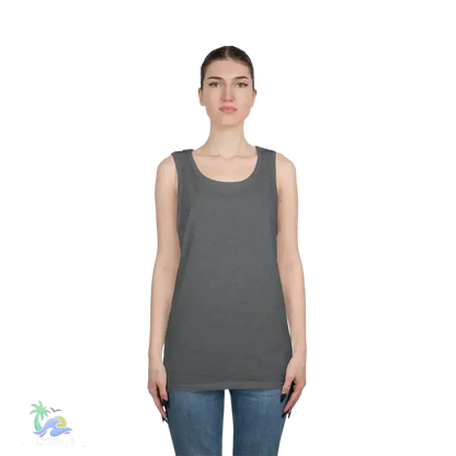 Unisex Jersey Tank - ’Just Chilling’ & Fishing Addiction Graphic Tee - Tank Top