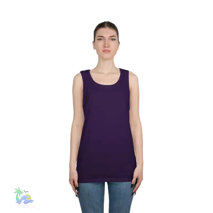 Unisex Jersey Tank - ’Just Chilling’ & Fishing Addiction Graphic Tee - Tank Top