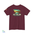 Unisex Softstyle T-Shirt with Retro South Carolina Design, Just Chilling Vibe, Perfect for Summer Events, Vacation, Gift for [...] - Just Chilling Inc.
