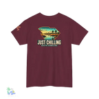 Unisex Softstyle T-Shirt with Retro South Carolina Design, Just Chilling Vibe, Perfect for Summer Events, Vacation, Gift for [...] - Just Chilling Inc.