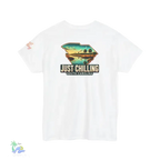 Unisex Softstyle T-Shirt with Retro South Carolina Design, Just Chilling Vibe, Perfect for Summer Events, Vacation, Gift for [...] - Just Chilling Inc.