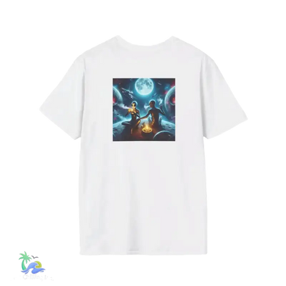 Unisex Stoner Alien Graphic Tee – Softstyle T - Shirt for Relaxed Vibes - Just Chilling Inc.Just Chilling Inc.