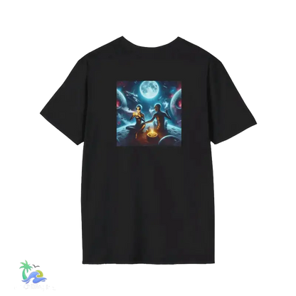 Unisex Stoner Alien Graphic Tee – Softstyle T - Shirt for Relaxed Vibes - Just Chilling Inc.Just Chilling Inc.