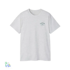 Unisex Cotton Tee – Classic Crew Neck Cotton T-Shirt With Sunset Dog Graphic - Just Chilling Inc.