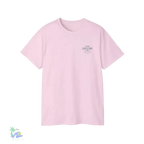 Unisex Cotton Tee – Classic Crew Neck Cotton T-Shirt With Sunset Dog Graphic - Just Chilling Inc.