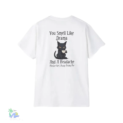 Unisex Ultra Cotton Tee you smell like drama - White / S - T-Shirt