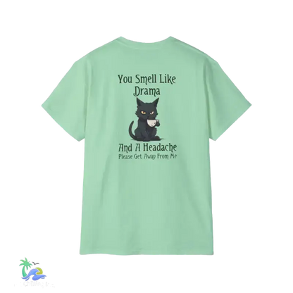 Unisex Ultra Cotton Tee you smell like drama - Mint Green / S - T-Shirt