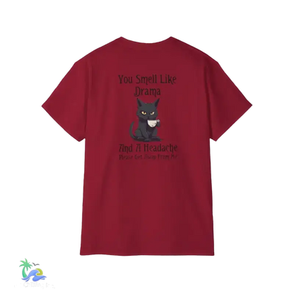Unisex Ultra Cotton Tee you smell like drama - Cardinal Red / S - T-Shirt