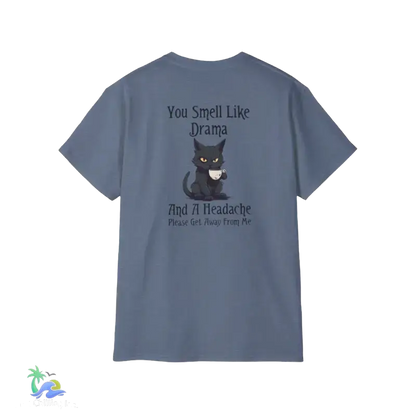 Unisex Ultra Cotton Tee you smell like drama - Heather Indigo / S - T-Shirt
