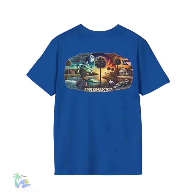 Unisex Cotton Tee - Classic Soft Breathable Crew Neck Shirt, Medium Weight - Just Chilling Inc.