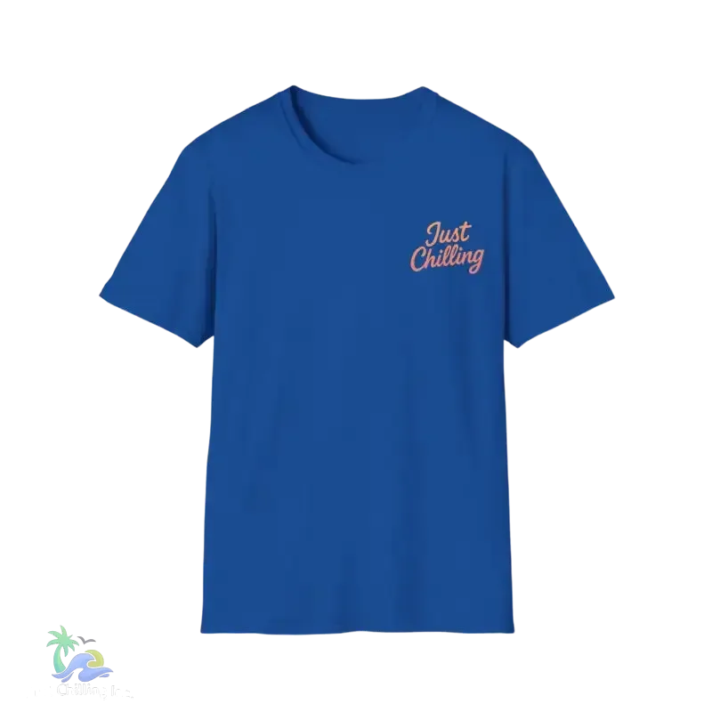 Unisex Cotton Tee - Classic Soft Breathable Crew Neck Shirt, Medium Weight - Just Chilling Inc.