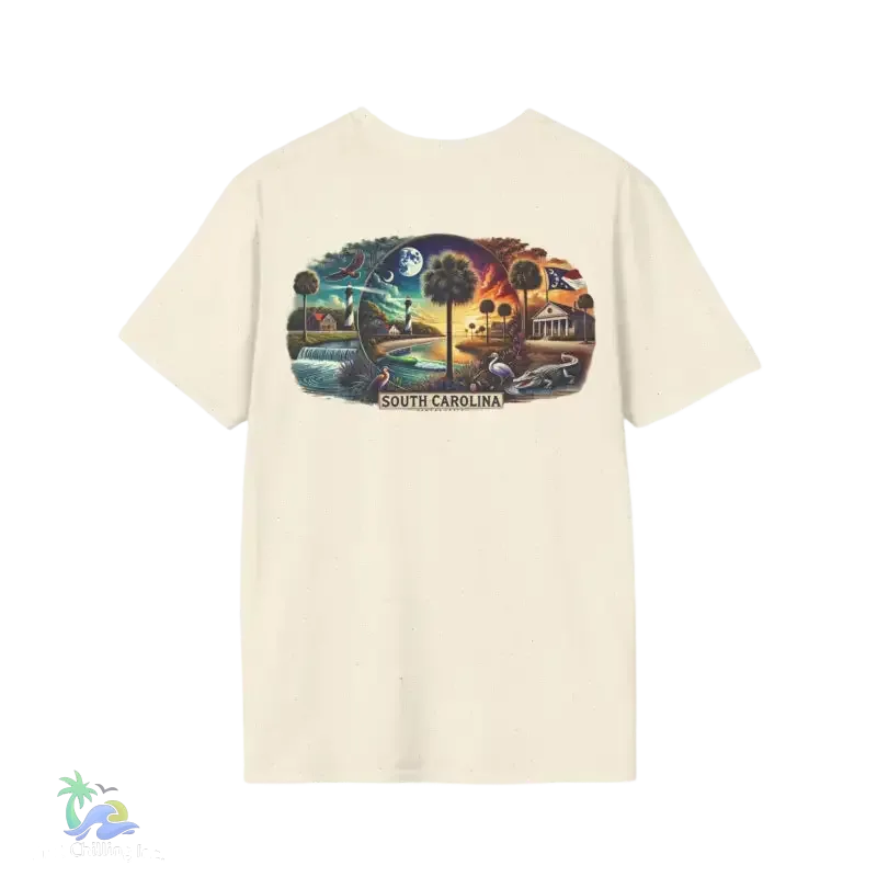 Unisex Cotton Tee - Classic Soft Breathable Crew Neck Shirt, Medium Weight - Just Chilling Inc.