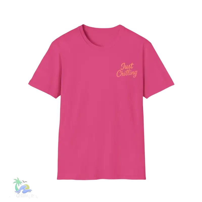 Unisex Cotton Tee - Classic Soft Breathable Crew Neck Shirt, Medium Weight - Just Chilling Inc.