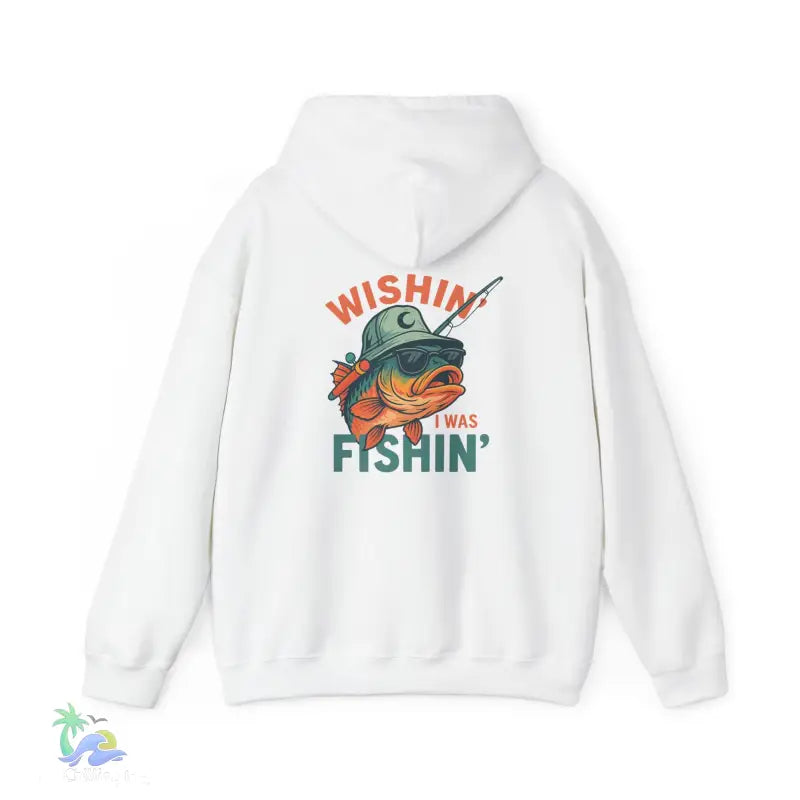 Wishing I Was Fishing Hoodie - Hoodie