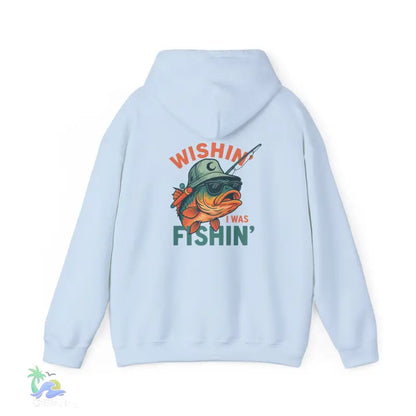 Wishing I Was Fishing Hoodie - Hoodie