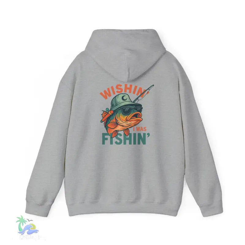 Wishing I Was Fishing Hoodie - Hoodie