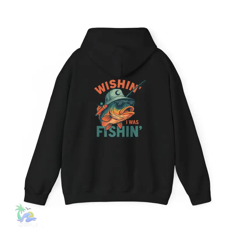 Wishing I Was Fishing Hoodie - Hoodie