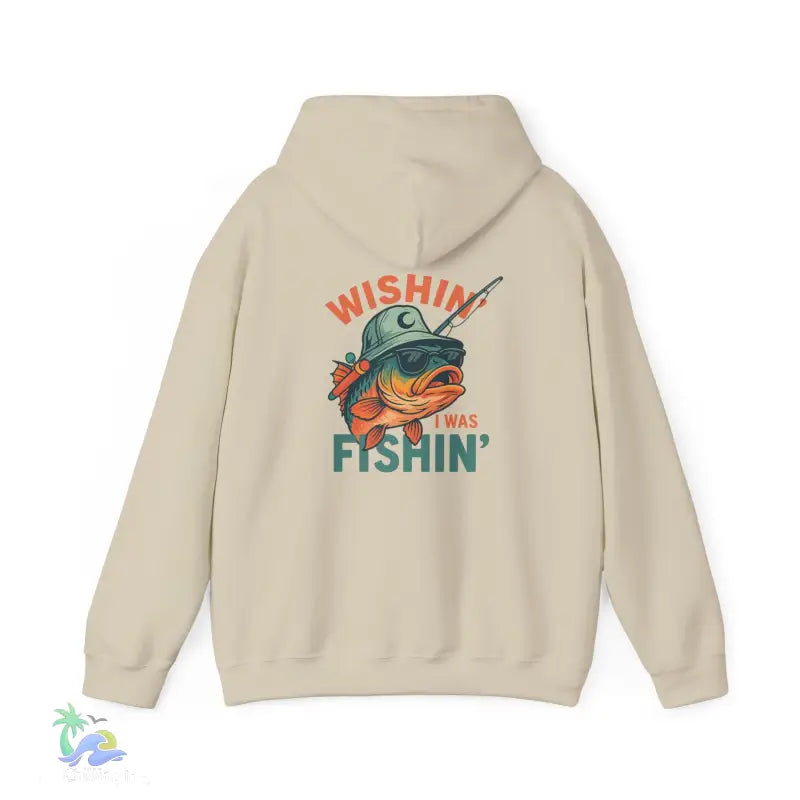 Wishing I Was Fishing Hoodie - Hoodie