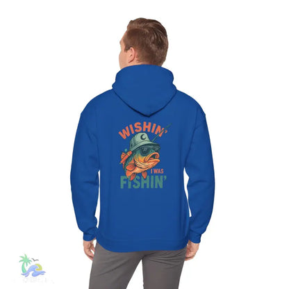 Wishing I Was Fishing Hoodie - Hoodie