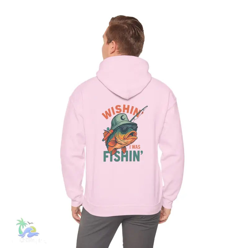 Wishing I Was Fishing Hoodie - Hoodie