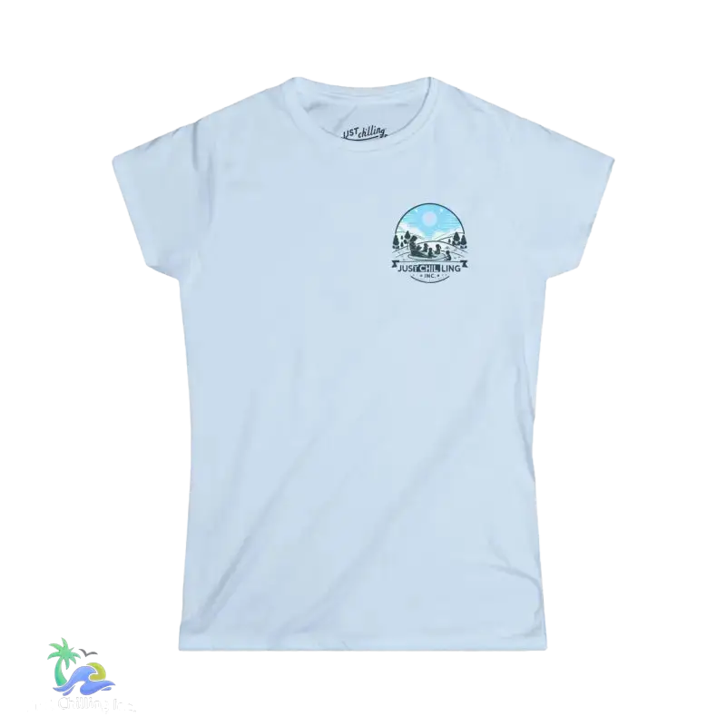 Women's Softstyle Tee Mom and kids hanging out outside - Just Chilling Inc.Just Chilling Inc.