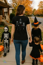 Women's Softstyle Tee - Momma Halloween Shirt | Dark Humor Cotton T-Shirt - Just Chilling Inc.