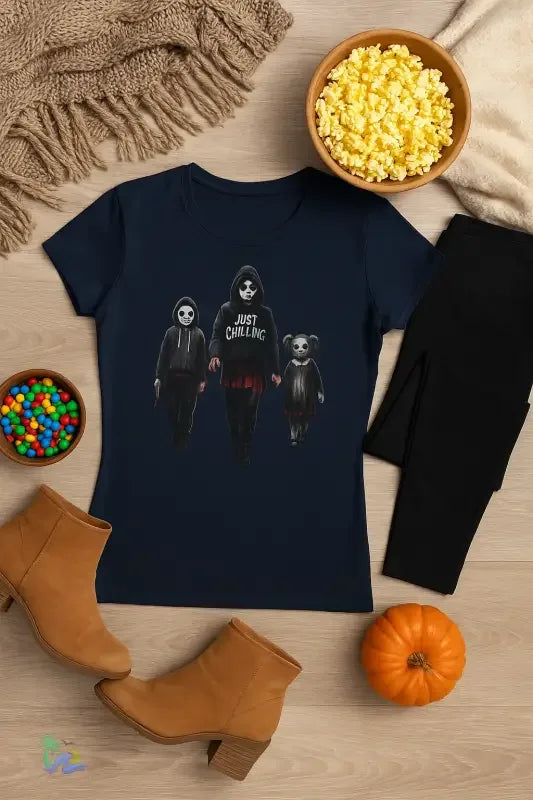 Women's Softstyle Tee - Momma Halloween Shirt | Dark Humor Cotton T-Shirt - Just Chilling Inc.