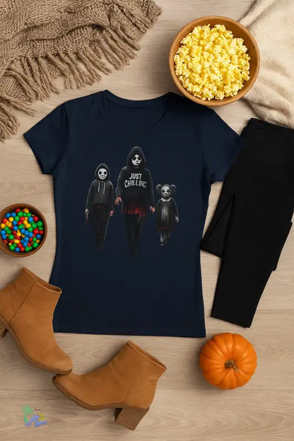 Women’s Softstyle Tee momma Halloween dark humor tee - Dark Heather / S - T-Shirt