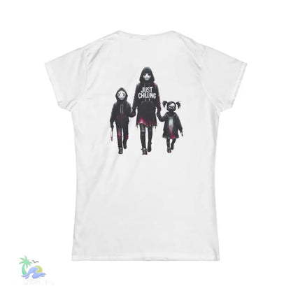 Women’s Softstyle Tee momma Halloween dark humor tee - T-Shirt